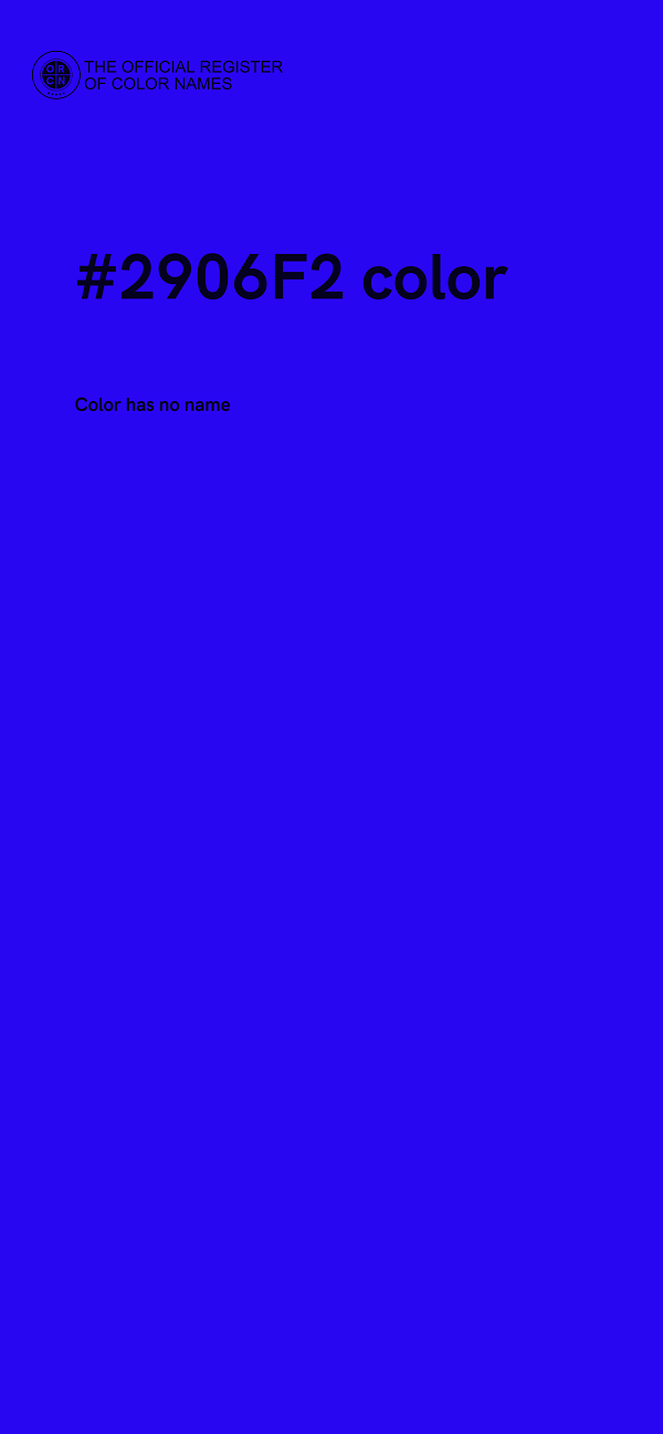 #2906F2 color image