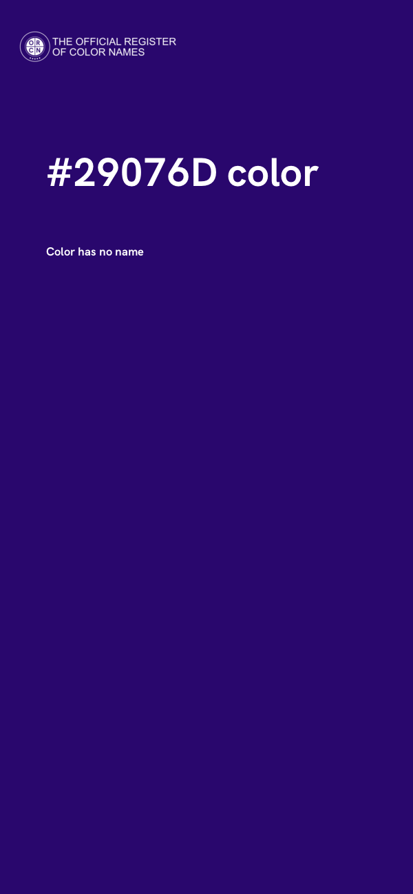 #29076D color image