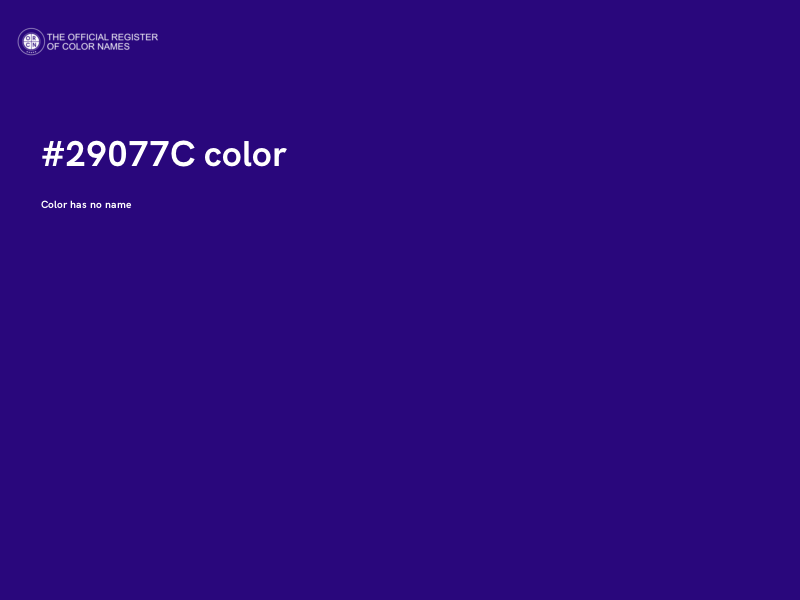 #29077C color image