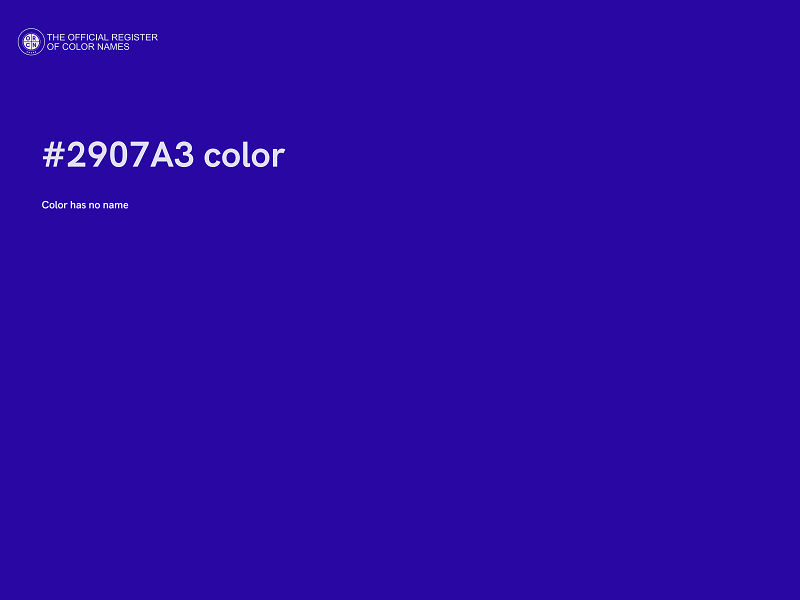 #2907A3 color image