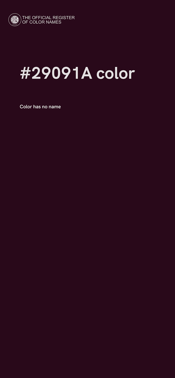 #29091A color image