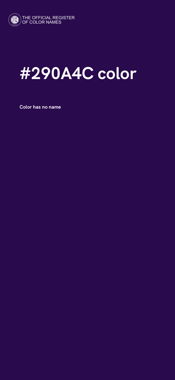 #290A4C color image