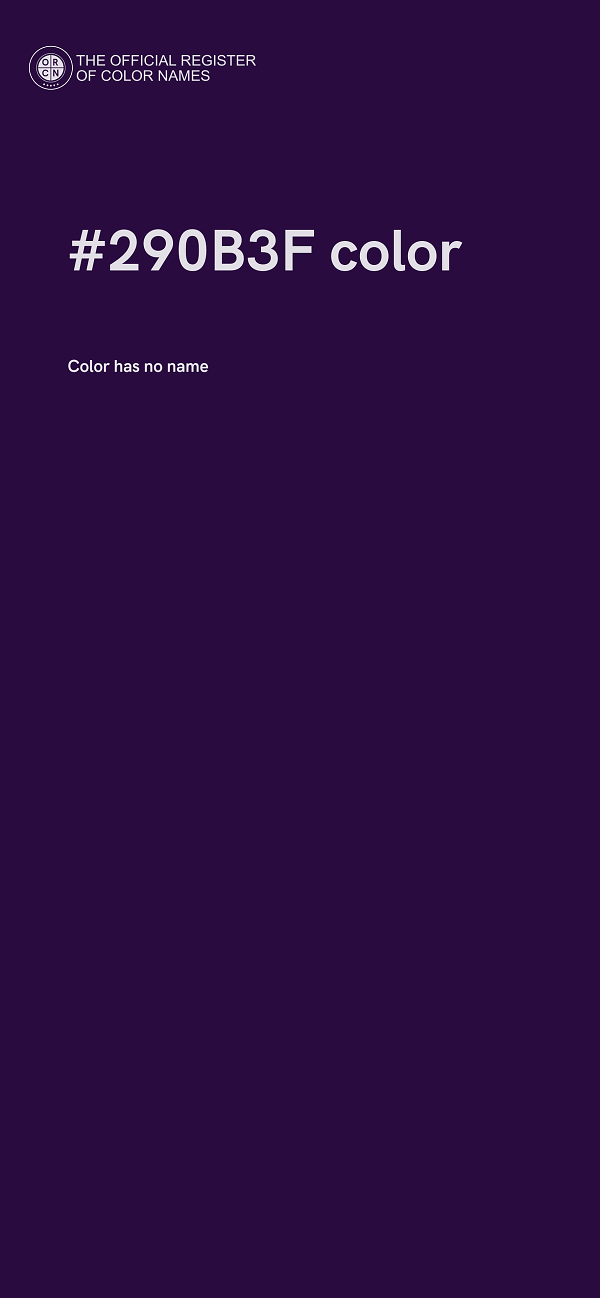 #290B3F color image