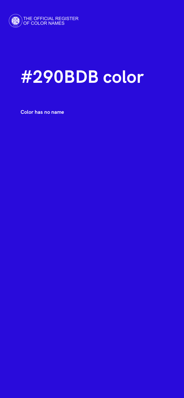 #290BDB color image
