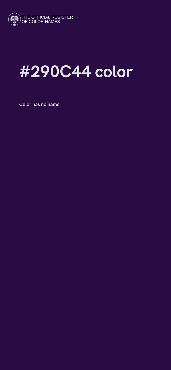 #290C44 color image