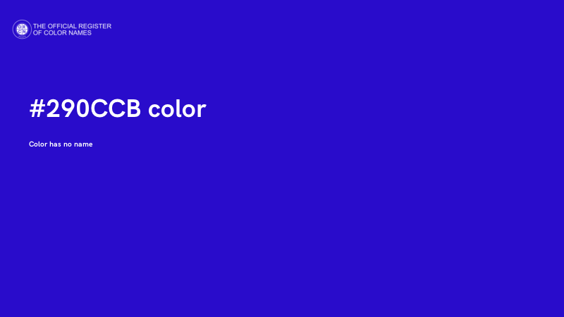 #290CCB color image