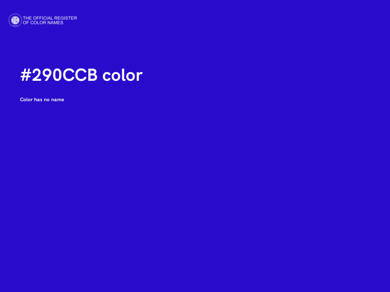 #290CCB color image