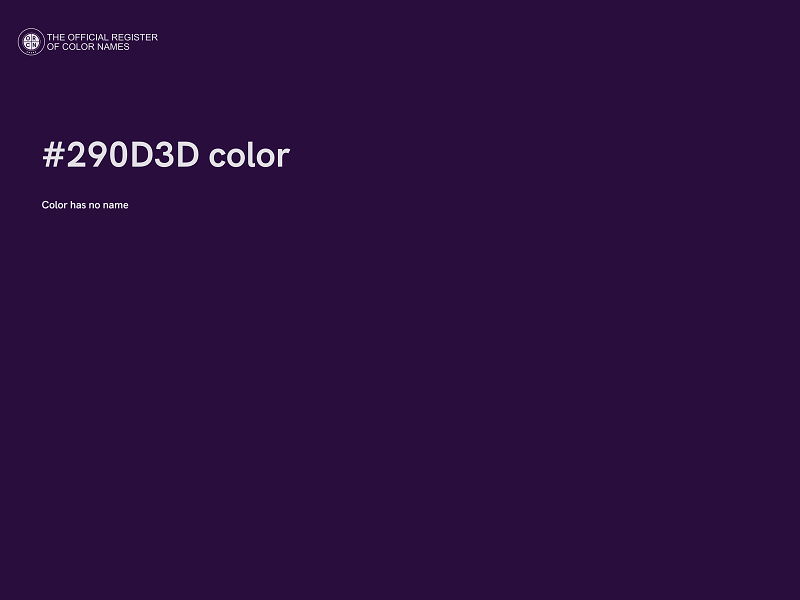 #290D3D color image