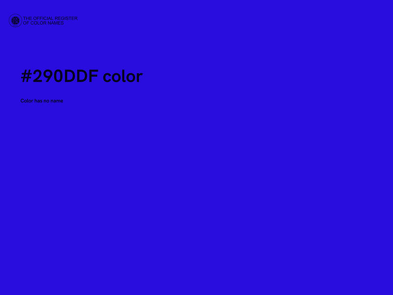 #290DDF color image
