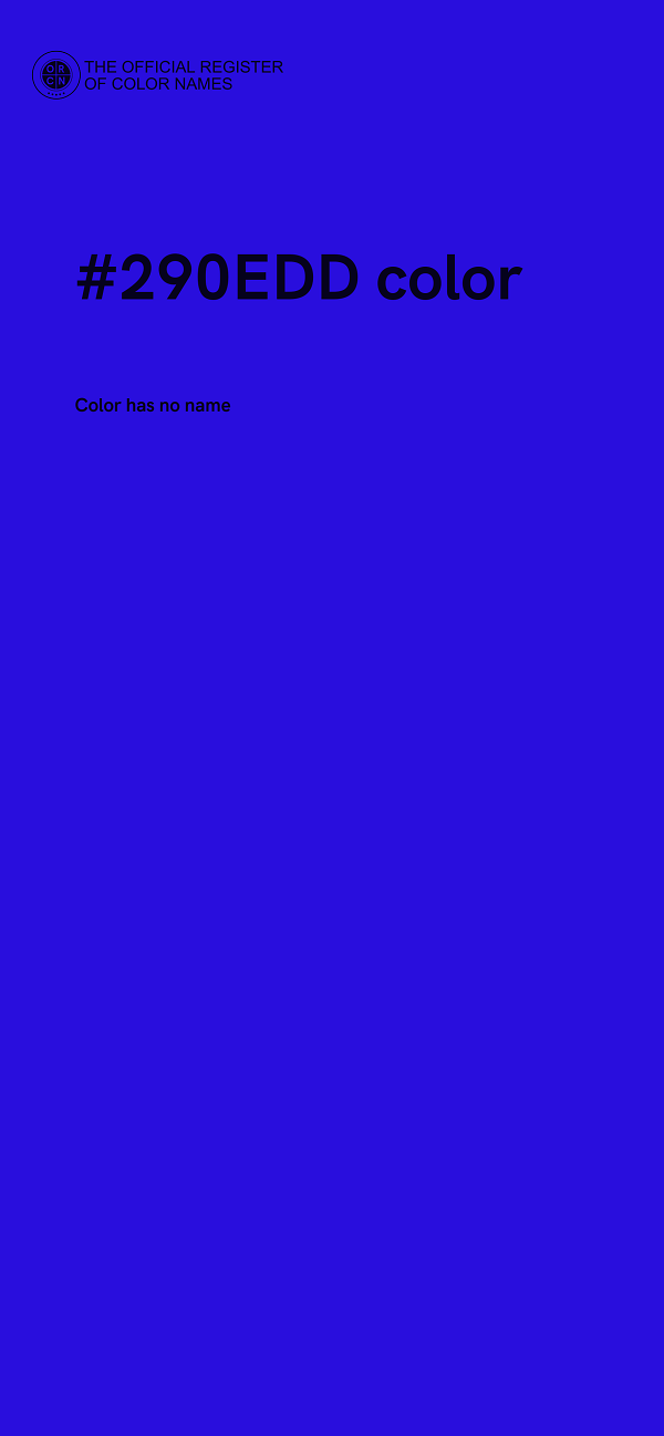#290EDD color image