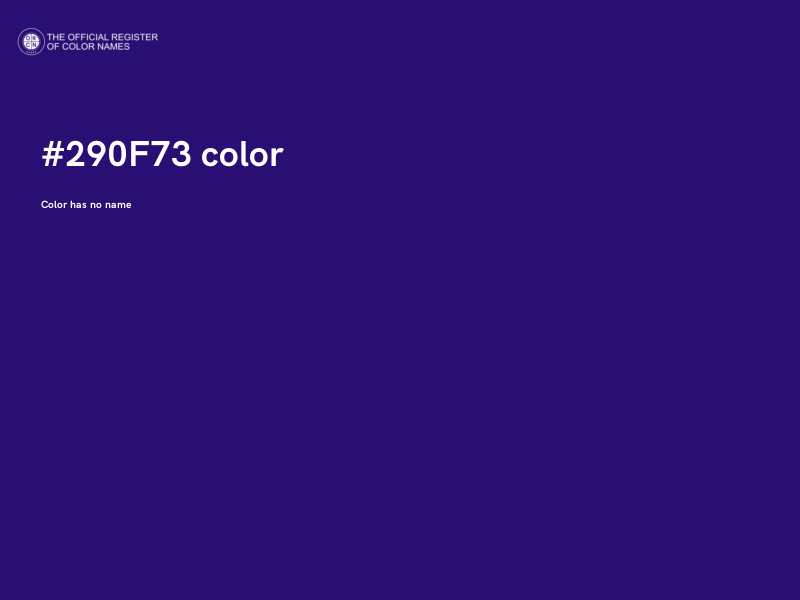 #290F73 color image