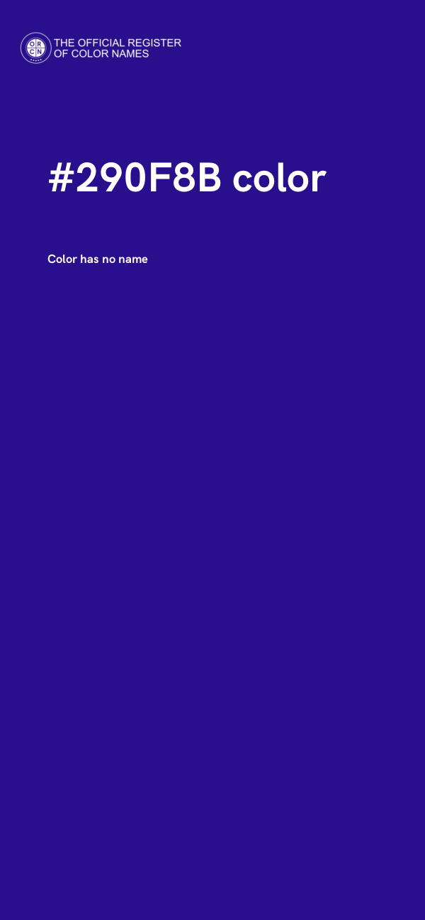 #290F8B color image