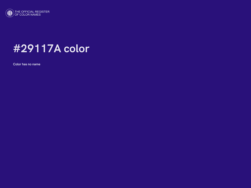 #29117A color image