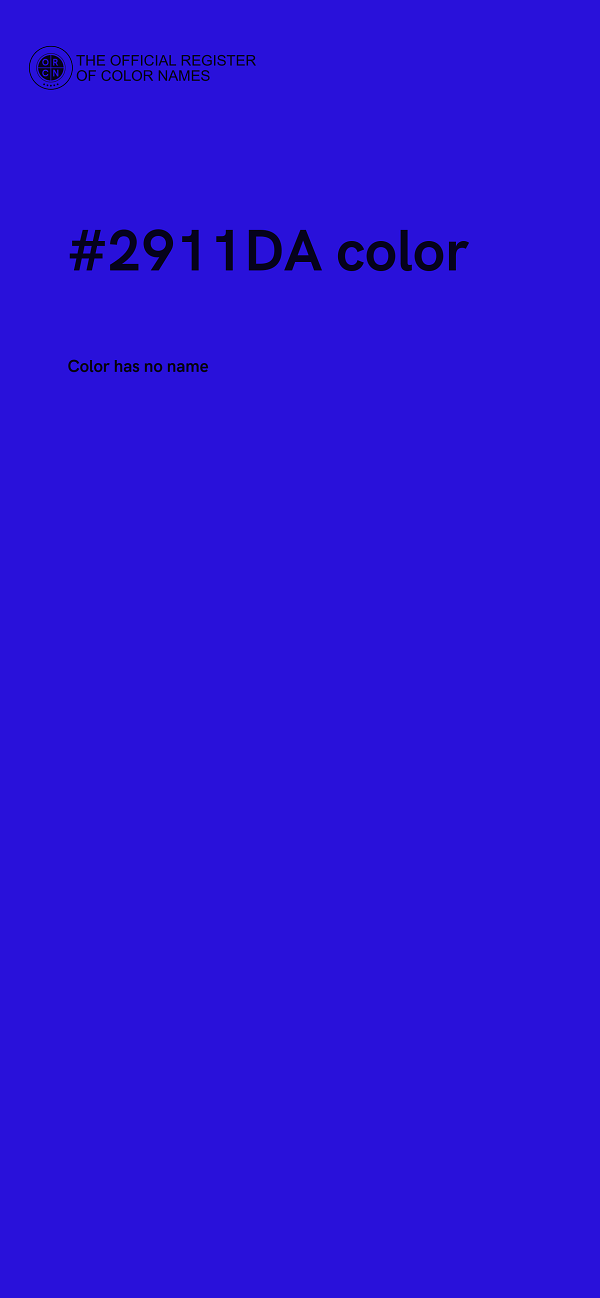 #2911DA color image