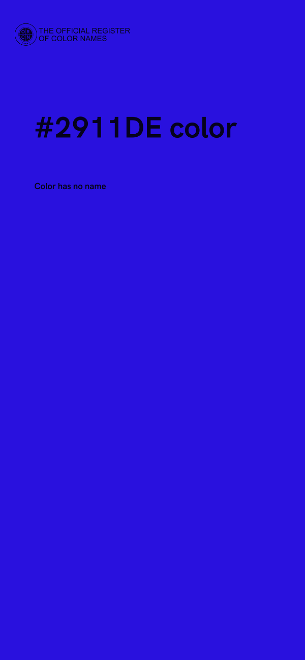 #2911DE color image