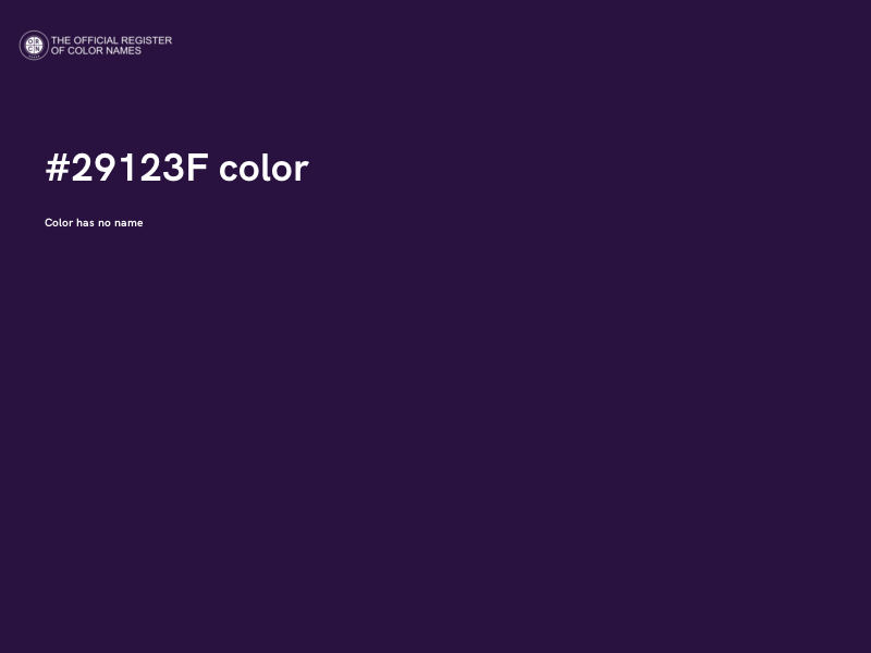 #29123F color image
