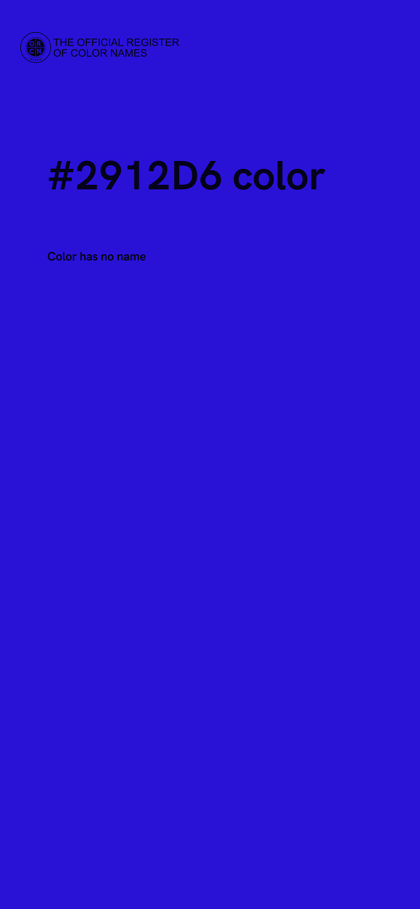 #2912D6 color image