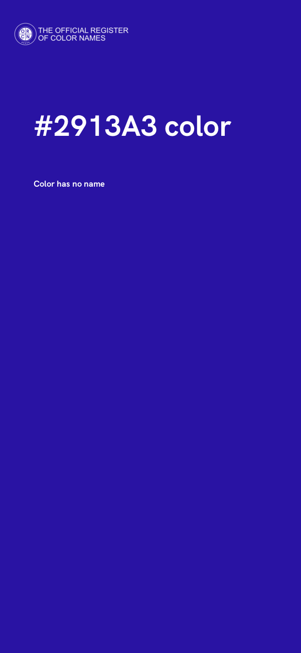 #2913A3 color image