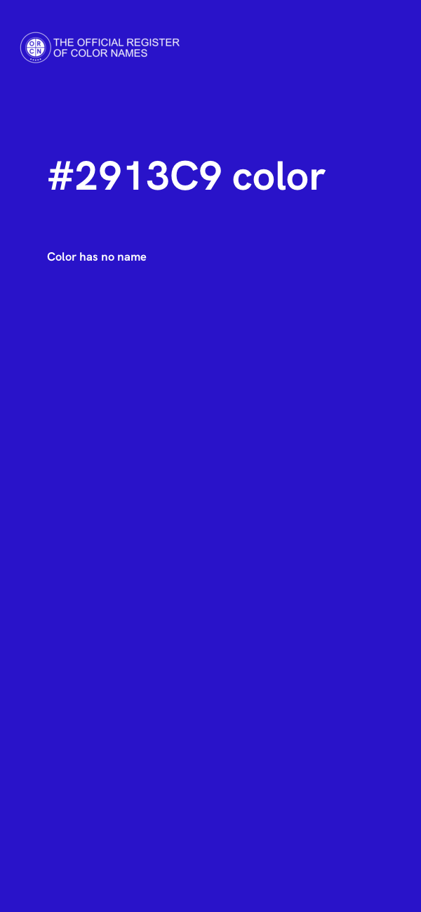 #2913C9 color image