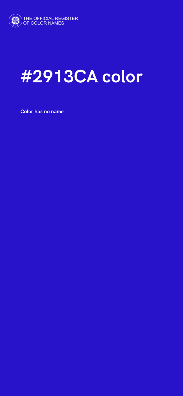 #2913CA color image