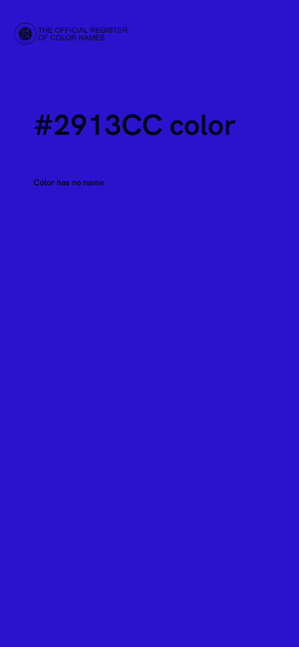 #2913CC color image