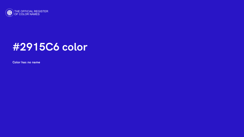 #2915C6 color image