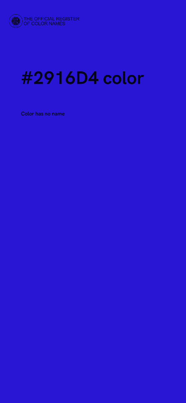 #2916D4 color image