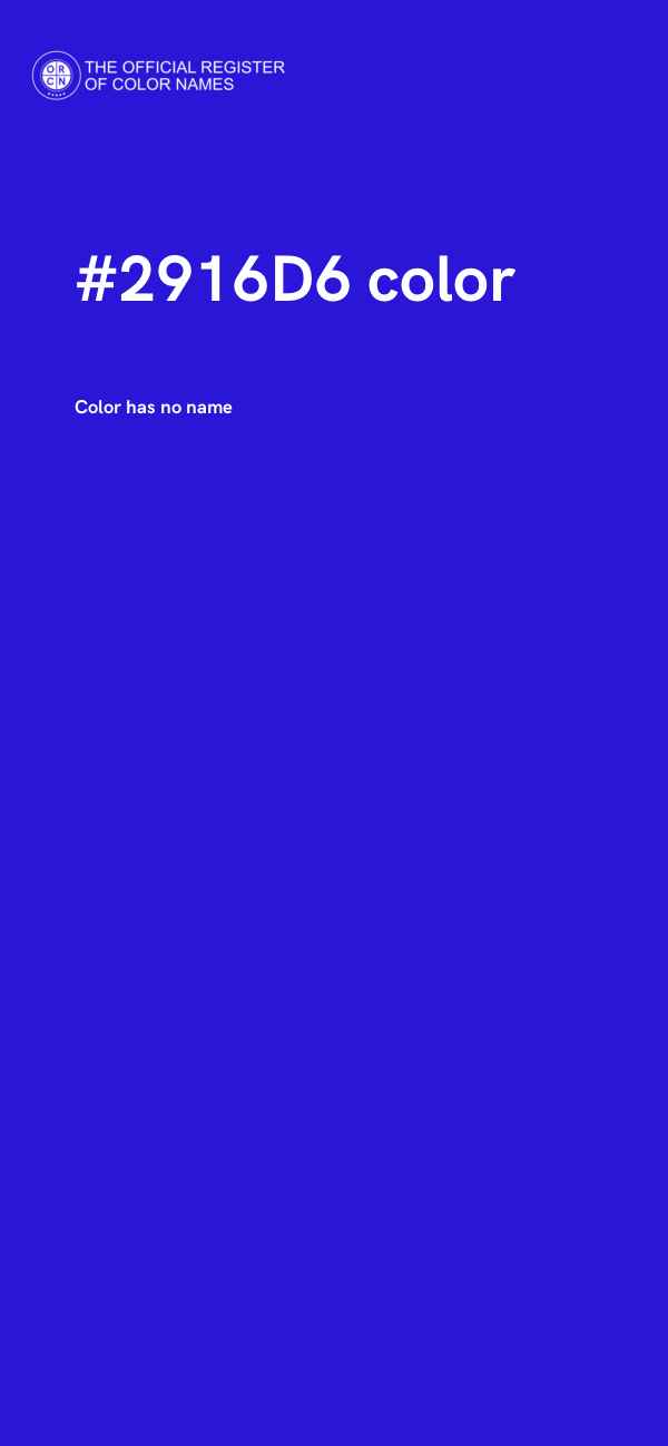 #2916D6 color image