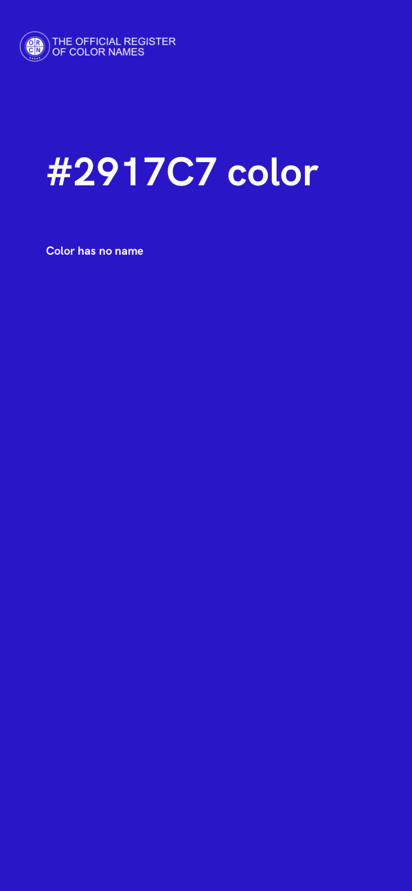 #2917C7 color image