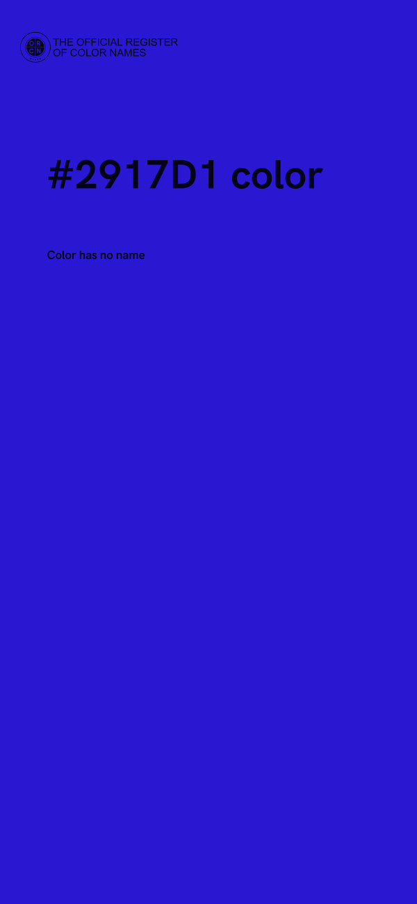 #2917D1 color image