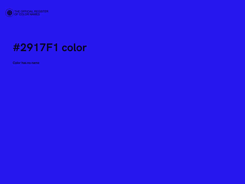 #2917F1 color image
