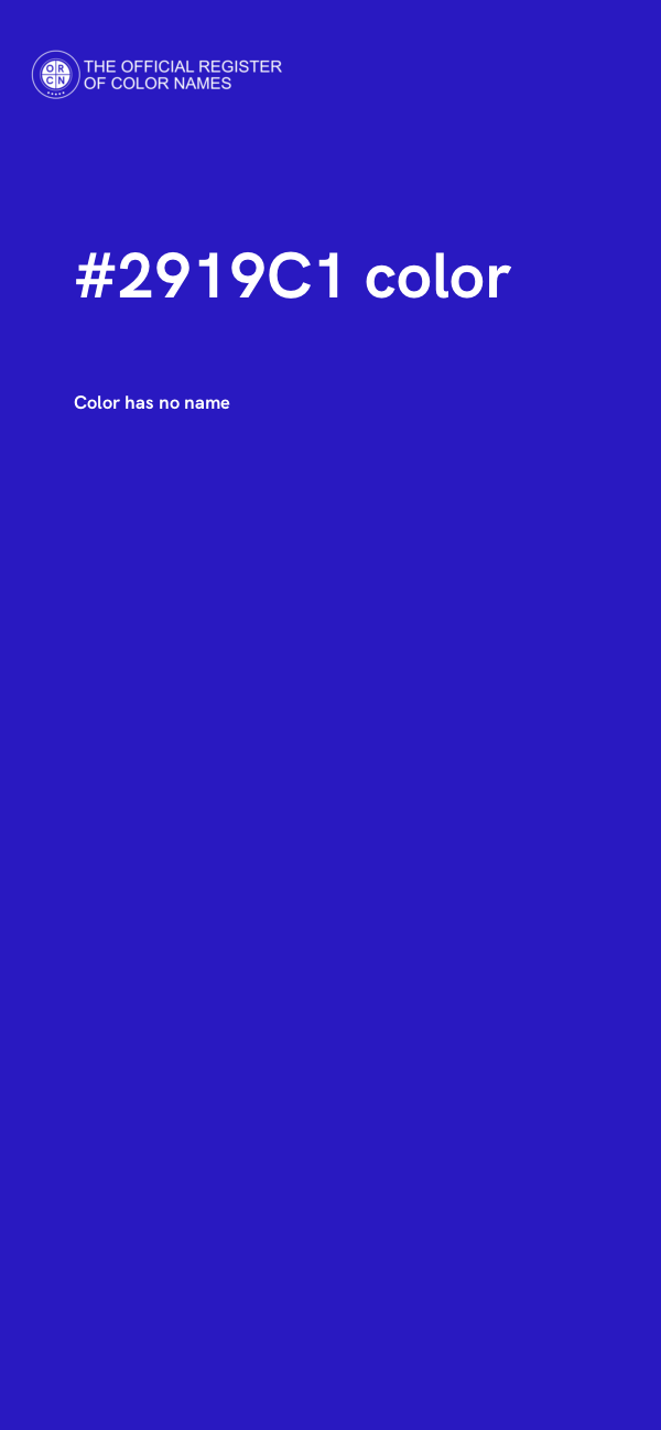 #2919C1 color image