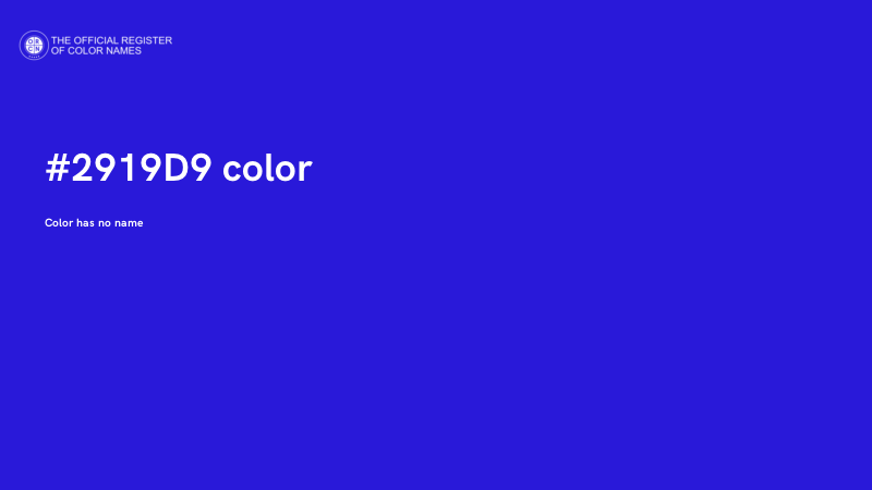 #2919D9 color image