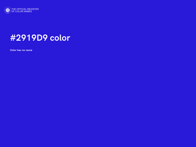 #2919D9 color image