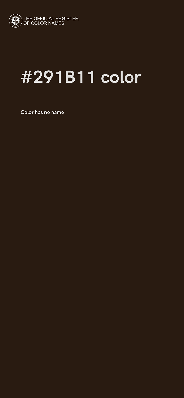 #291B11 color image