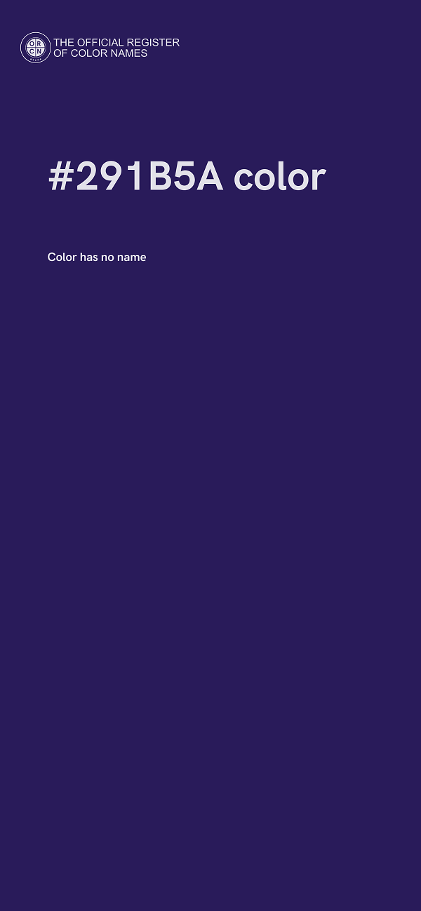 #291B5A color image