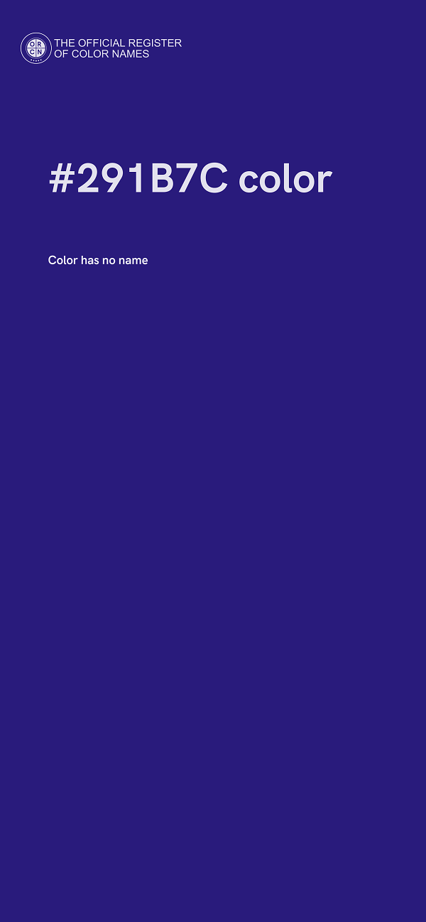 #291B7C color image