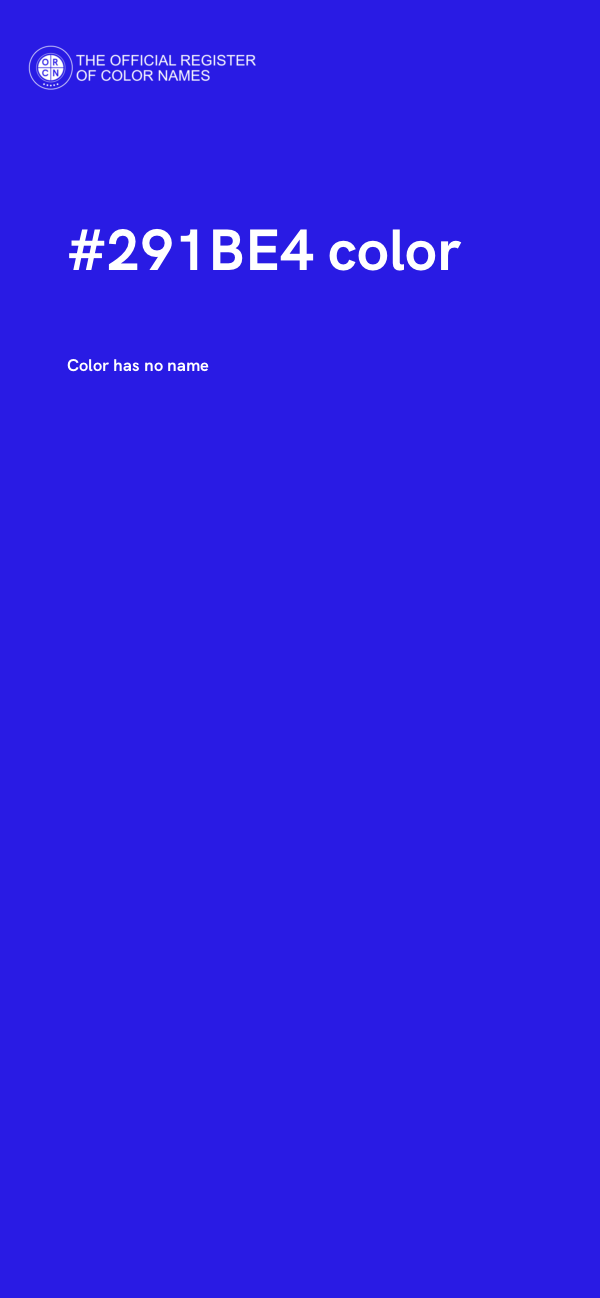 #291BE4 color image
