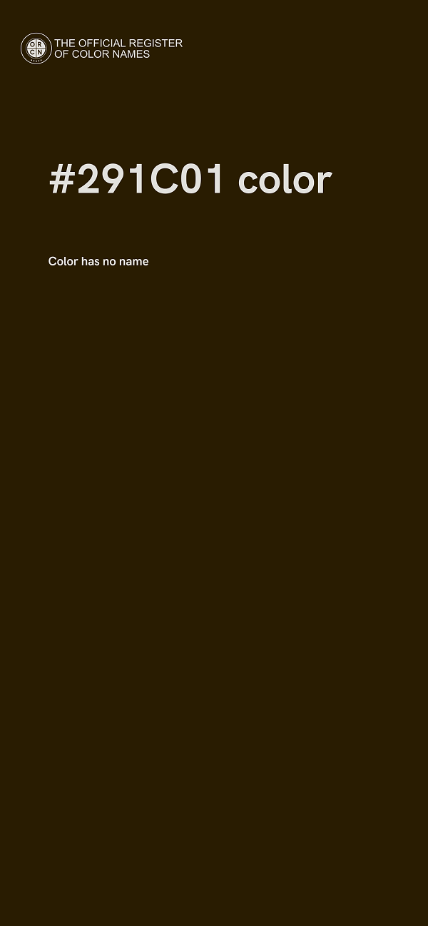 #291C01 color image