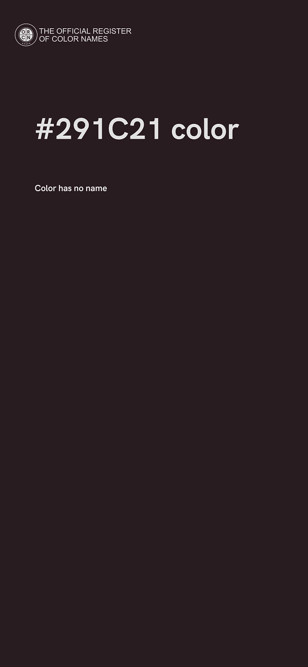 #291C21 color image
