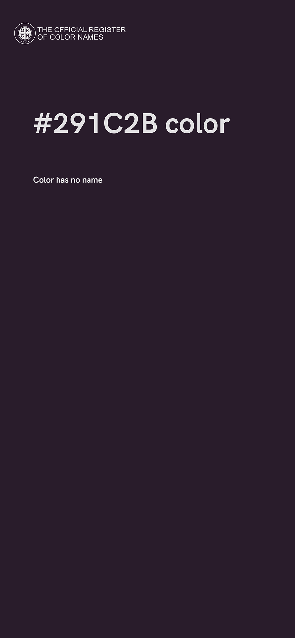 #291C2B color image