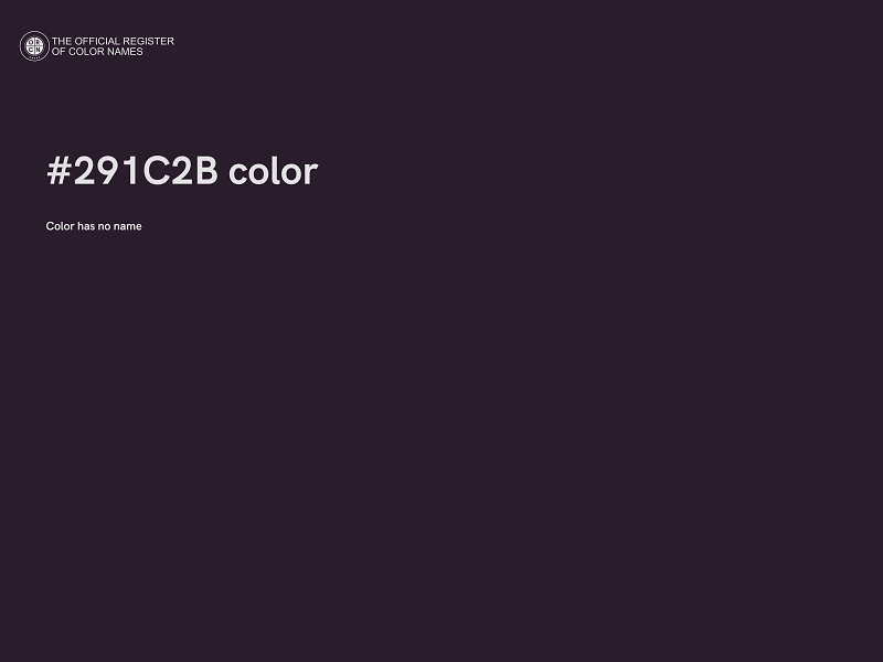 #291C2B color image