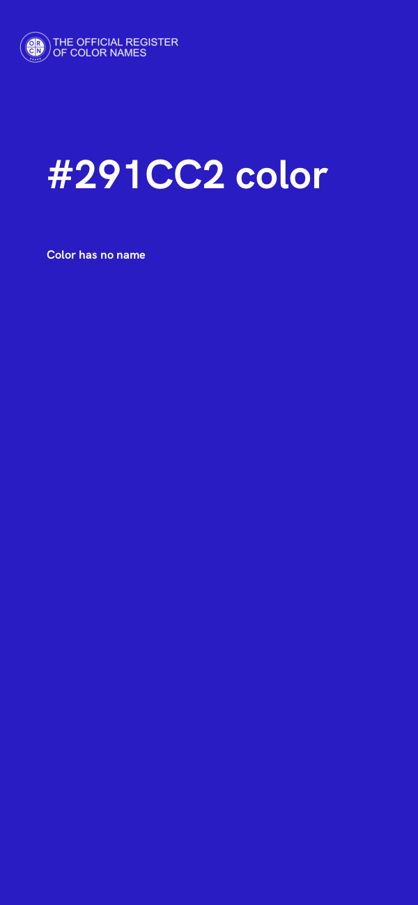#291CC2 color image