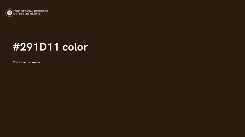 #291D11 color image