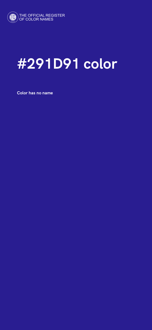 #291D91 color image