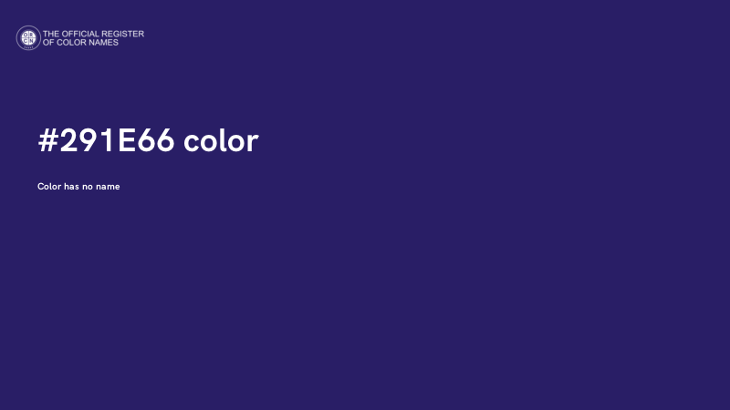 #291E66 color image