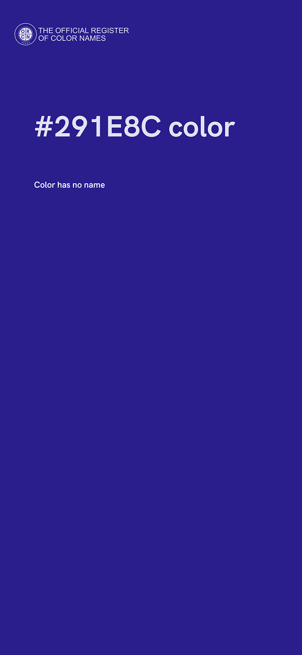 #291E8C color image