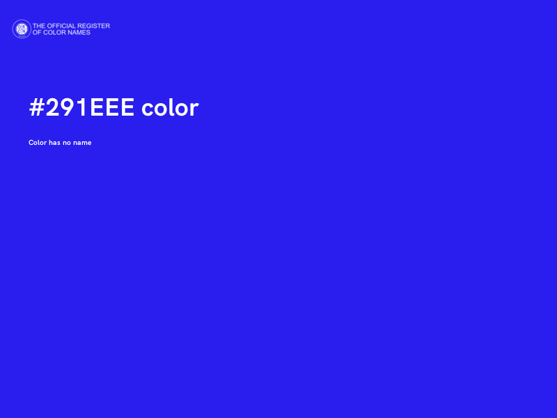 #291EEE color image