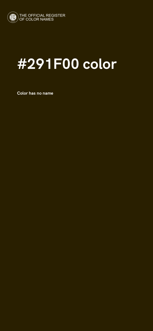 #291F00 color image