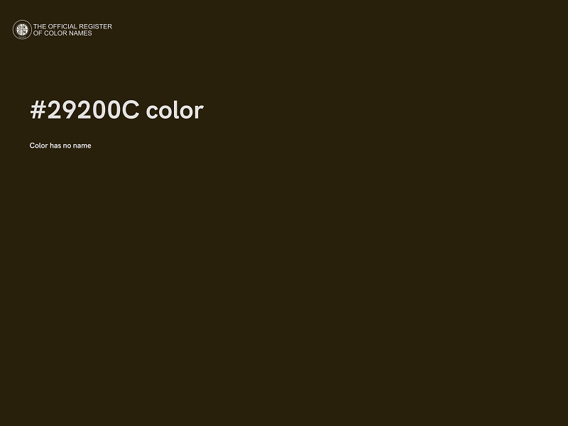 #29200C color image